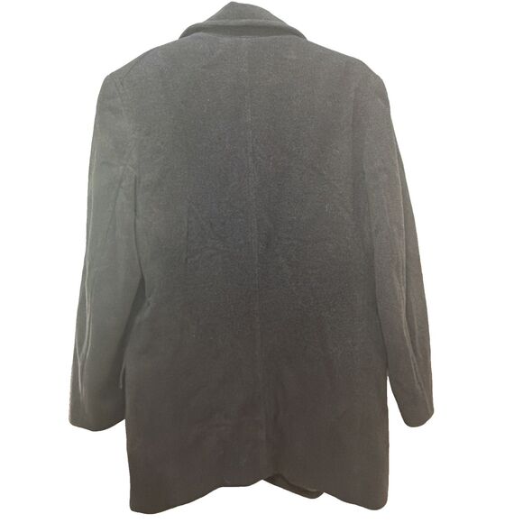 Men's Banana Republic Wool Cashmere Blend Overcoat Black Size XL - Picture 6 of 6